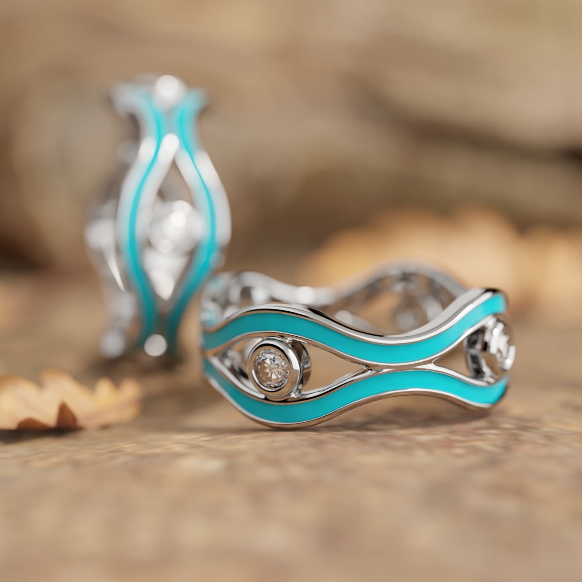 Desert Stream Ring - Serene Western