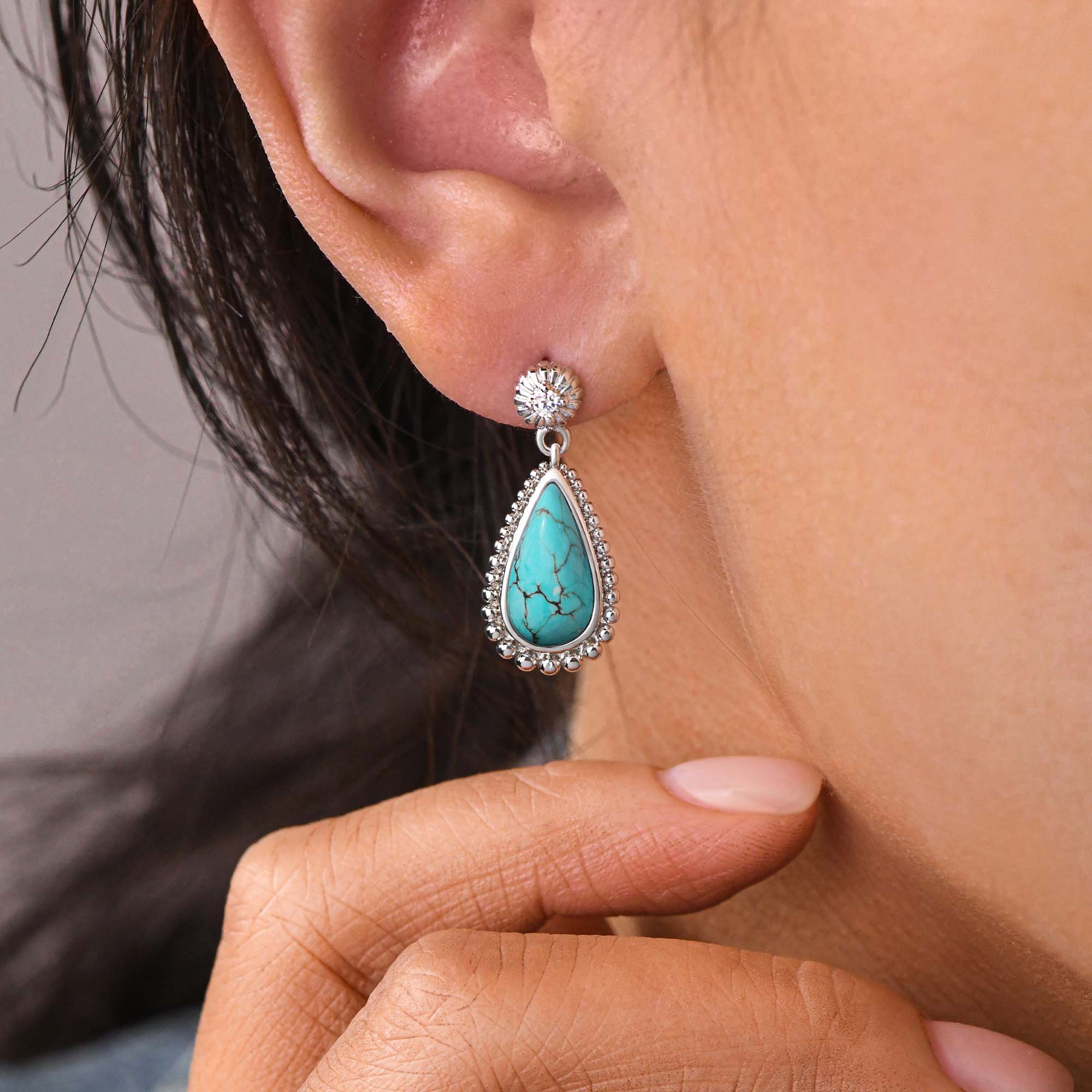 Desert Teardrop Earrings - Serene Western