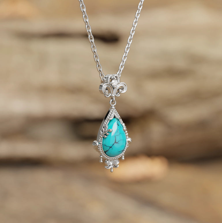 Desert Teardrop Necklace - Serene Western