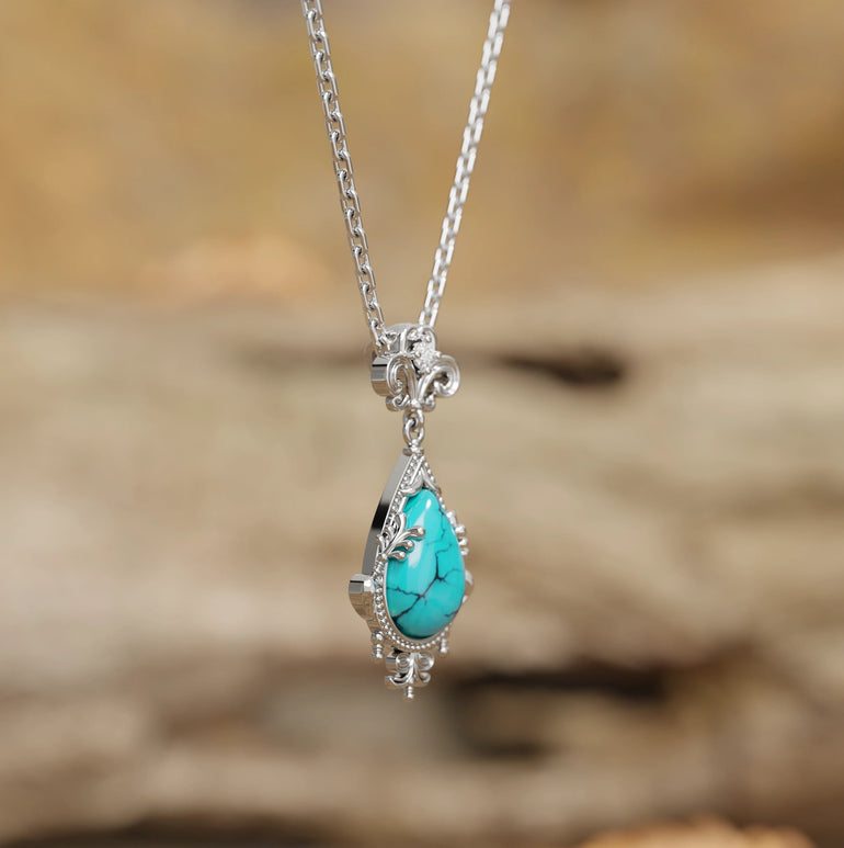 Desert Teardrop Necklace - Serene Western