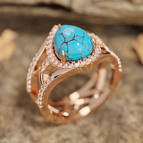 Desert Teardrop Ring