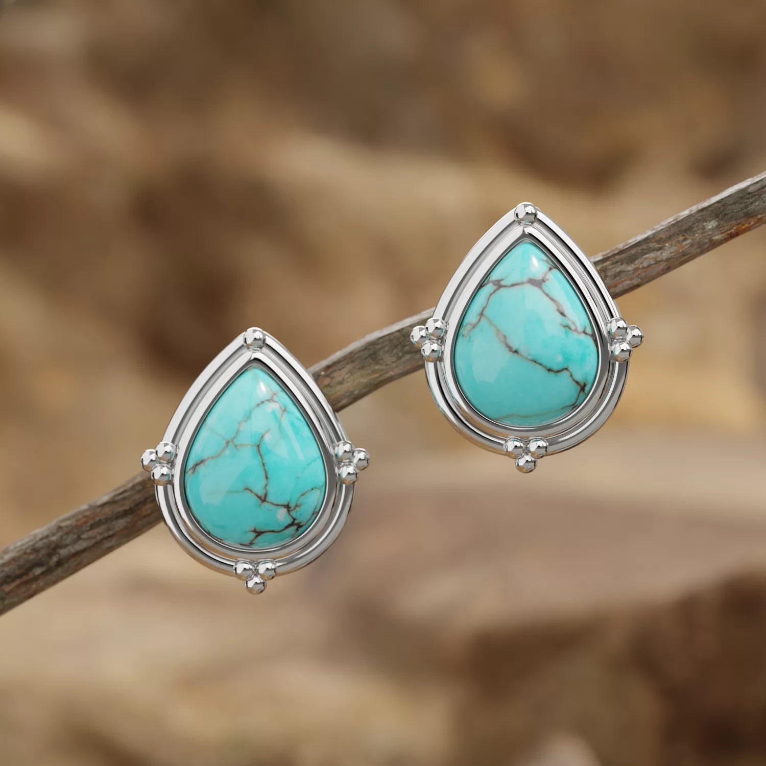 Desert Tears Earrings - Serene Western