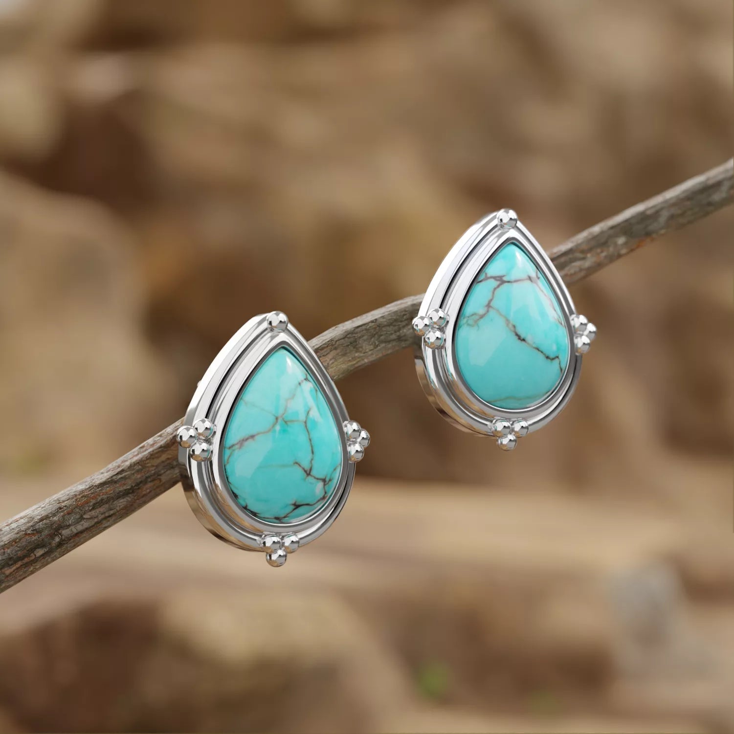 Desert Tears Earrings - Serene Western