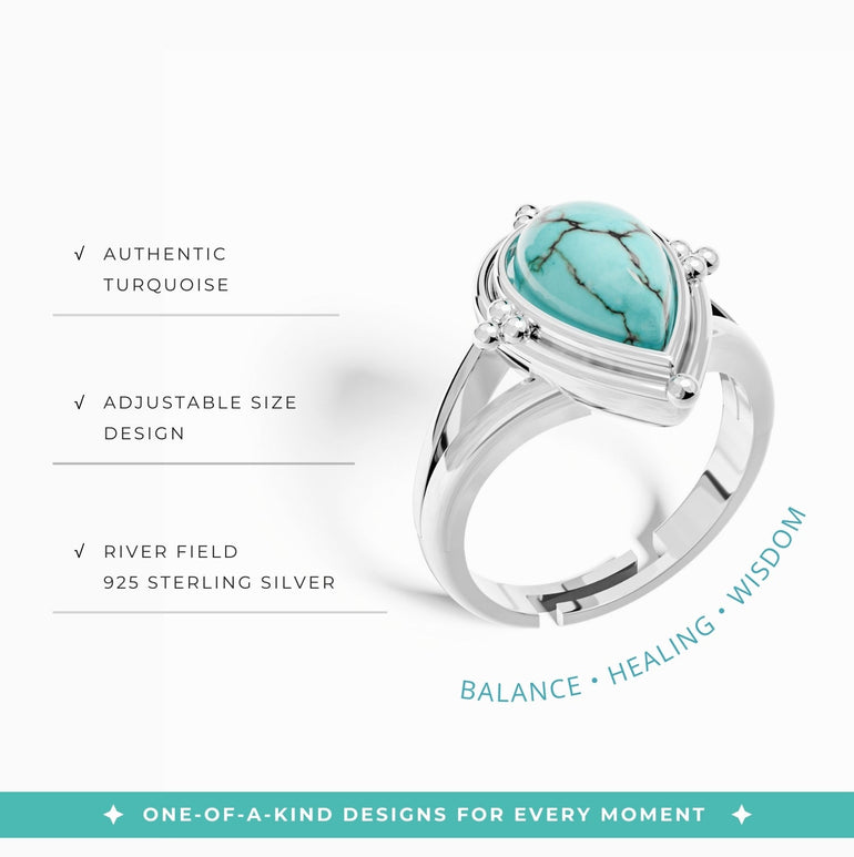 Desert Tears Ring - Serene Western