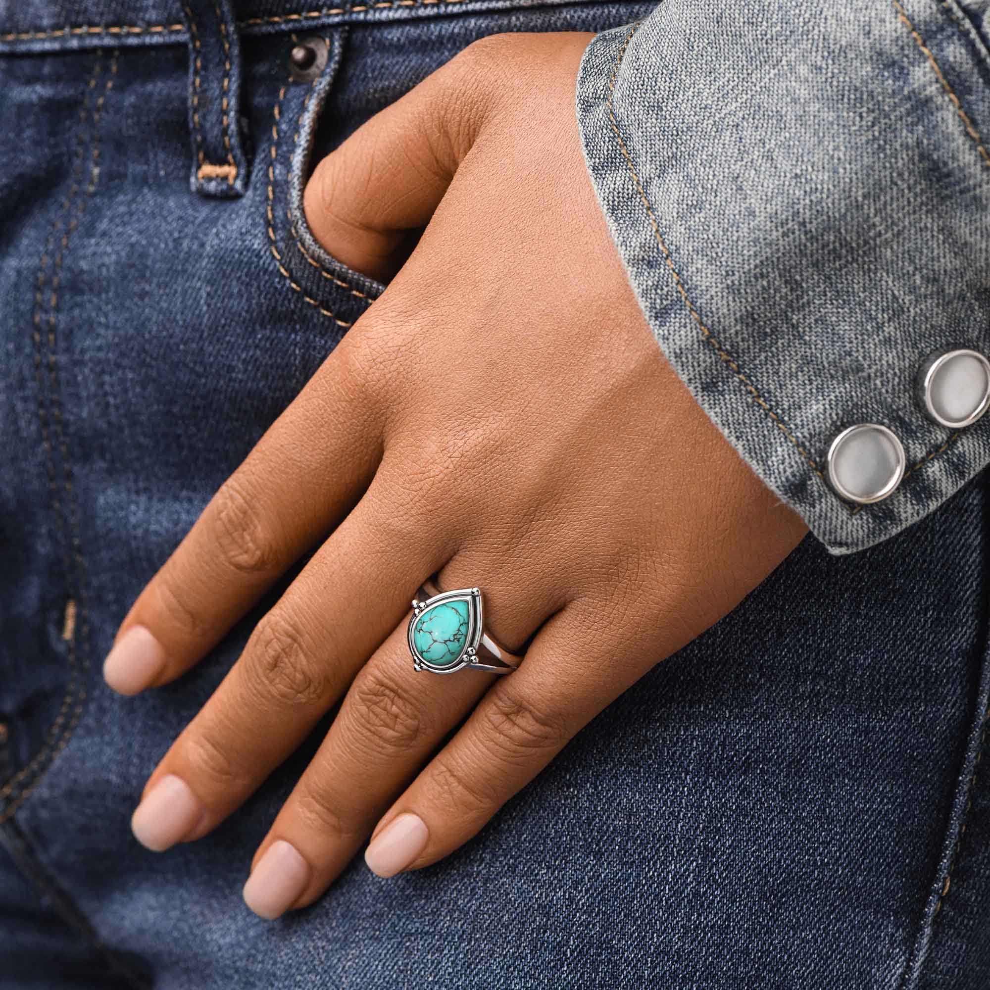 Desert Tears Ring - Serene Western