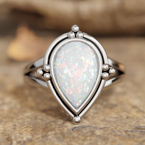 Desert Tears Ring - Opal