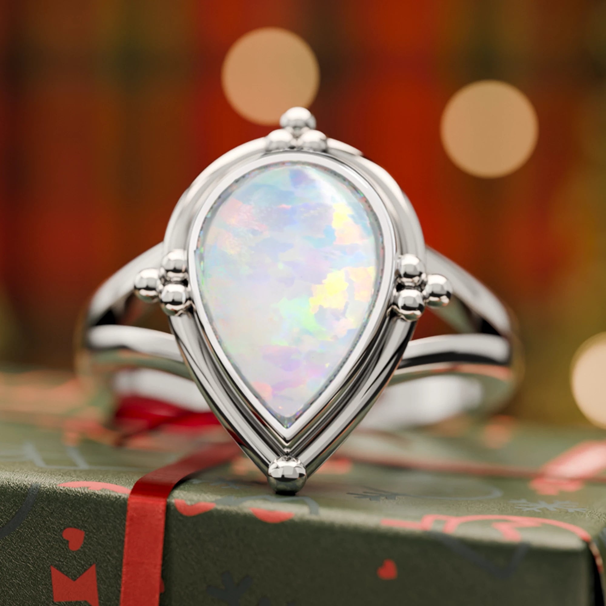 Desert Tears Ring - Opal - Serene Western