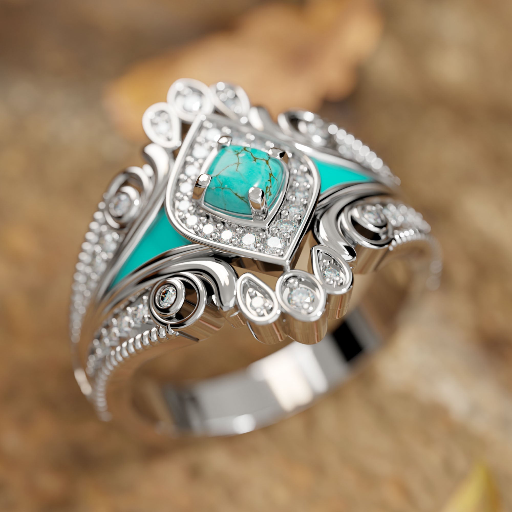 Eagle's Feather Ring - Serene Western