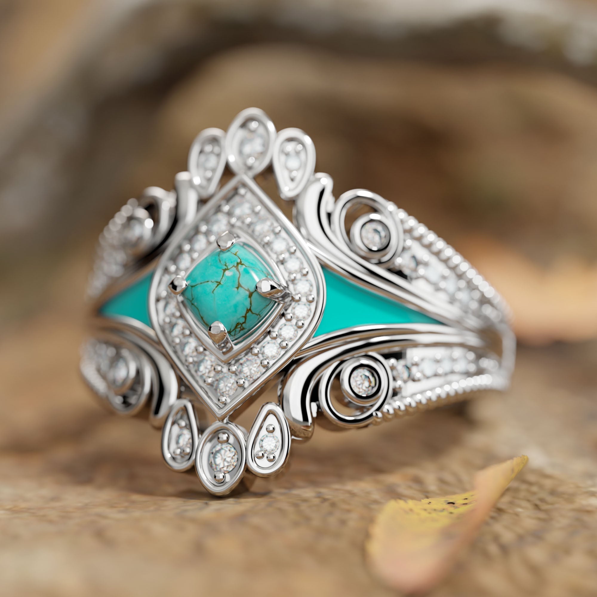 Eagle's Feather Ring - Serene Western