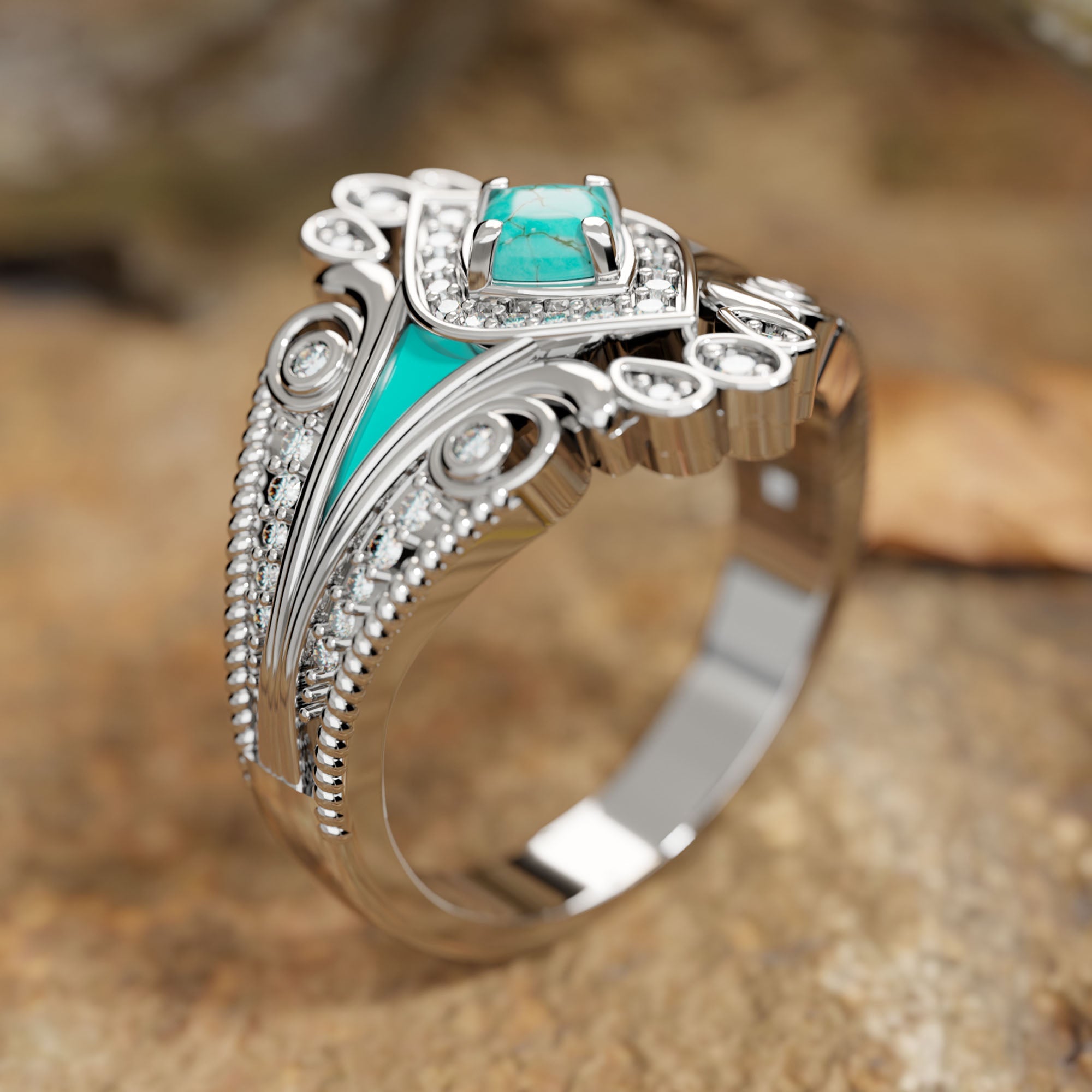 Eagle's Feather Ring - Serene Western