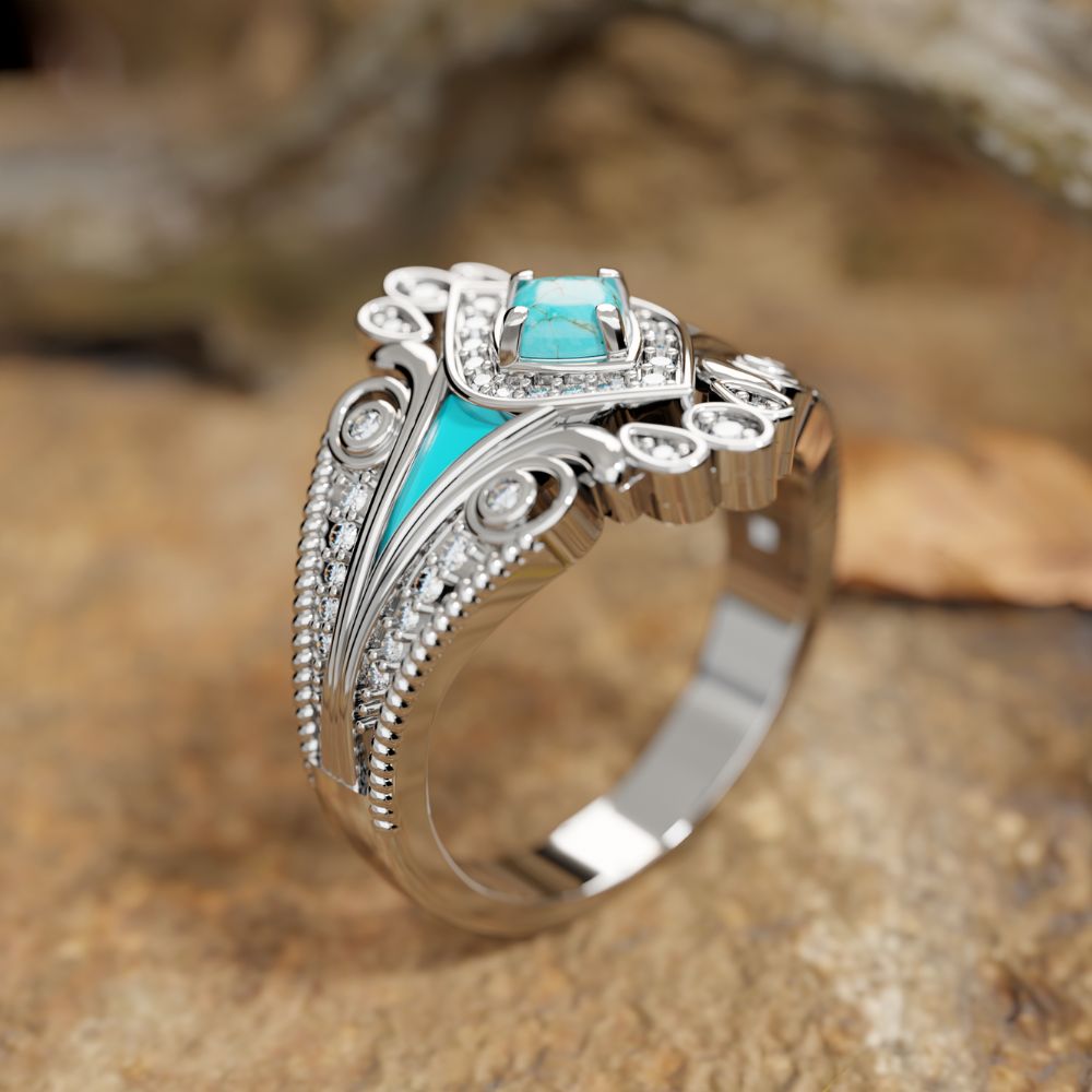 Eagle's Feather Ring - Serene Western