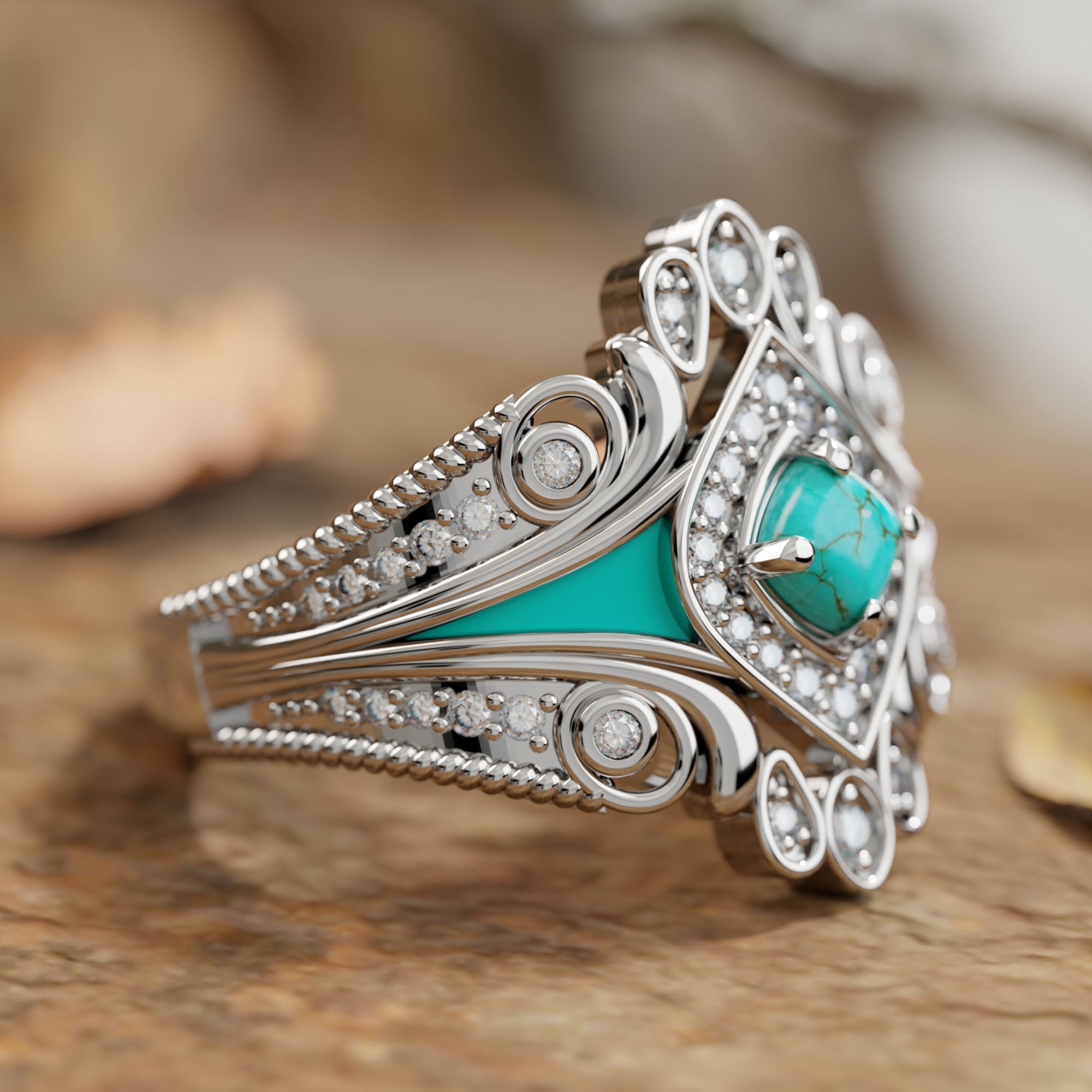 Eagle's Feather Ring - Serene Western