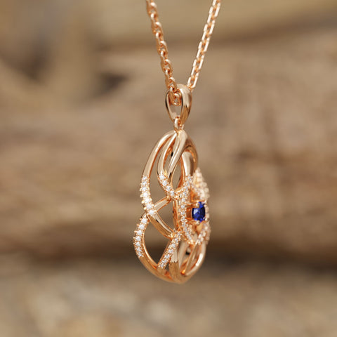 Eden's Embrace Necklace - Sapphire