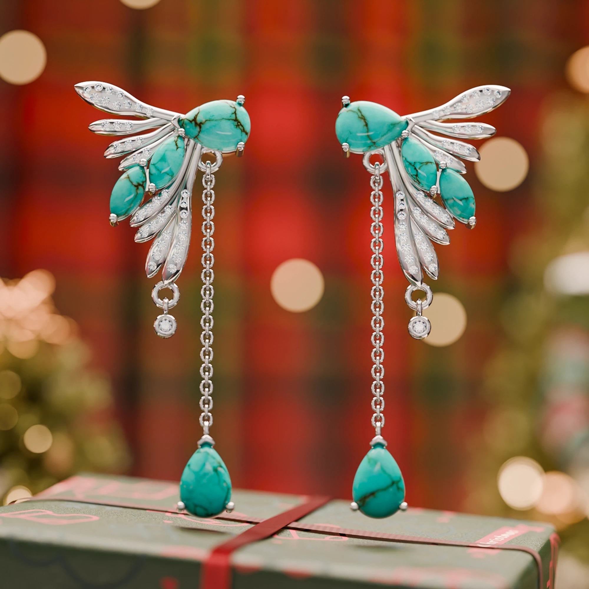 Elegant Dragonfly Earrings - Serene Western