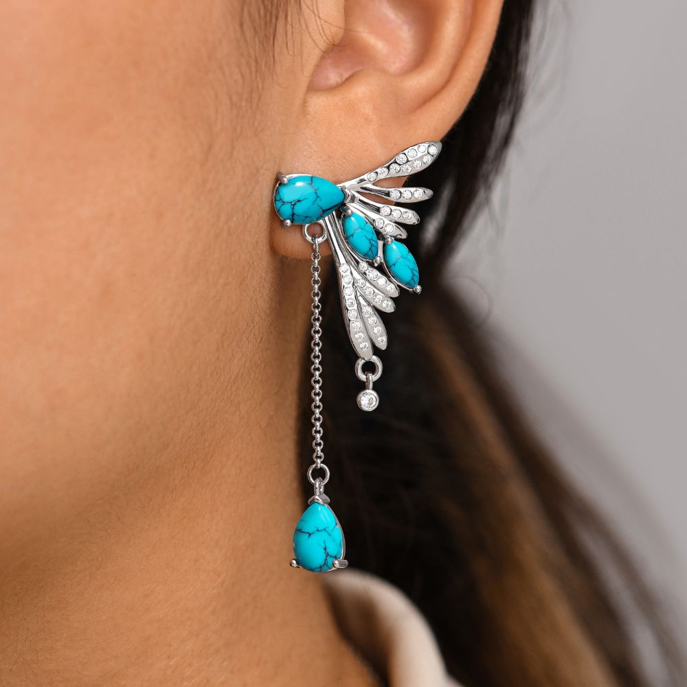 Elegant Dragonfly Earrings - Serene Western