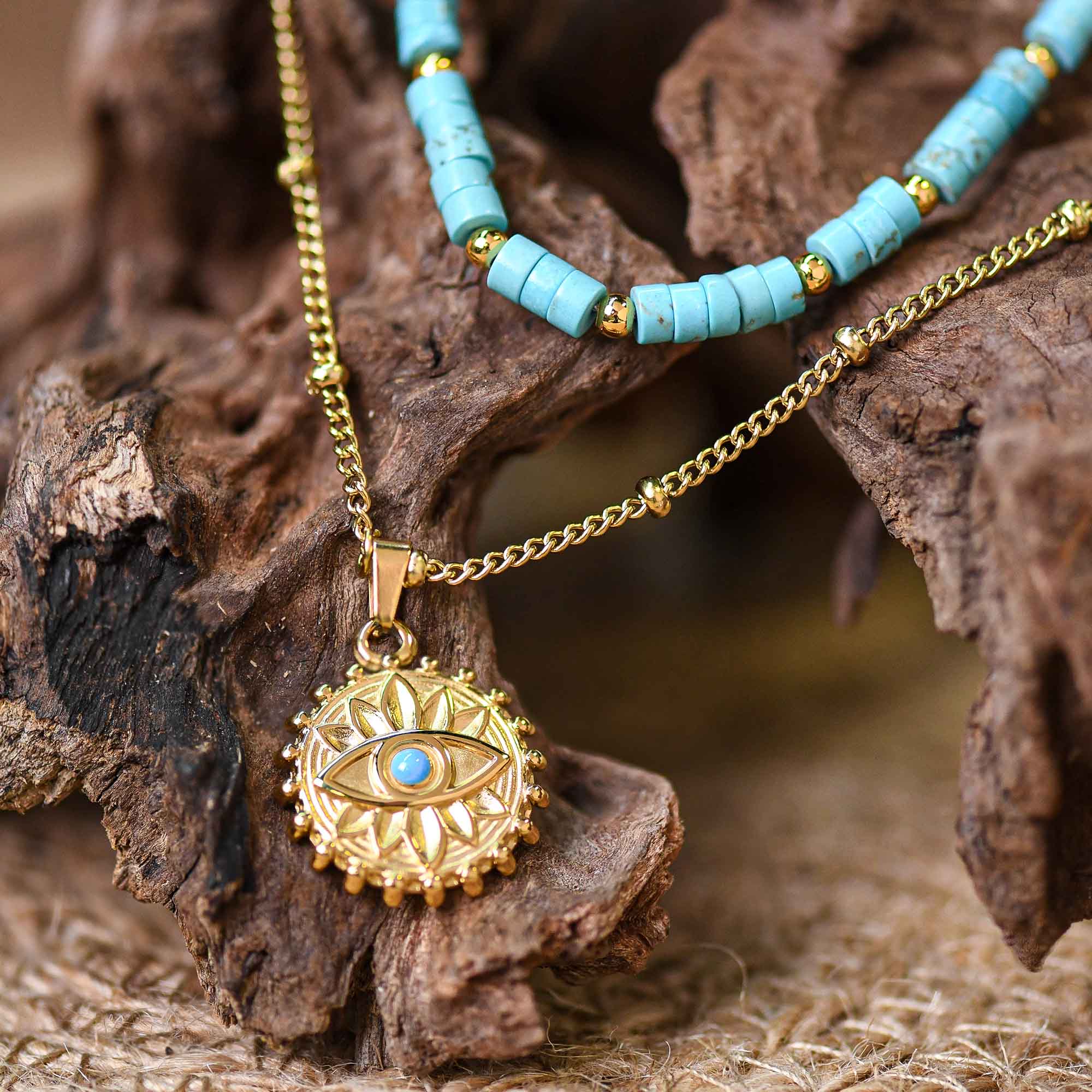 Emblem's Eye Necklace - Serene Western