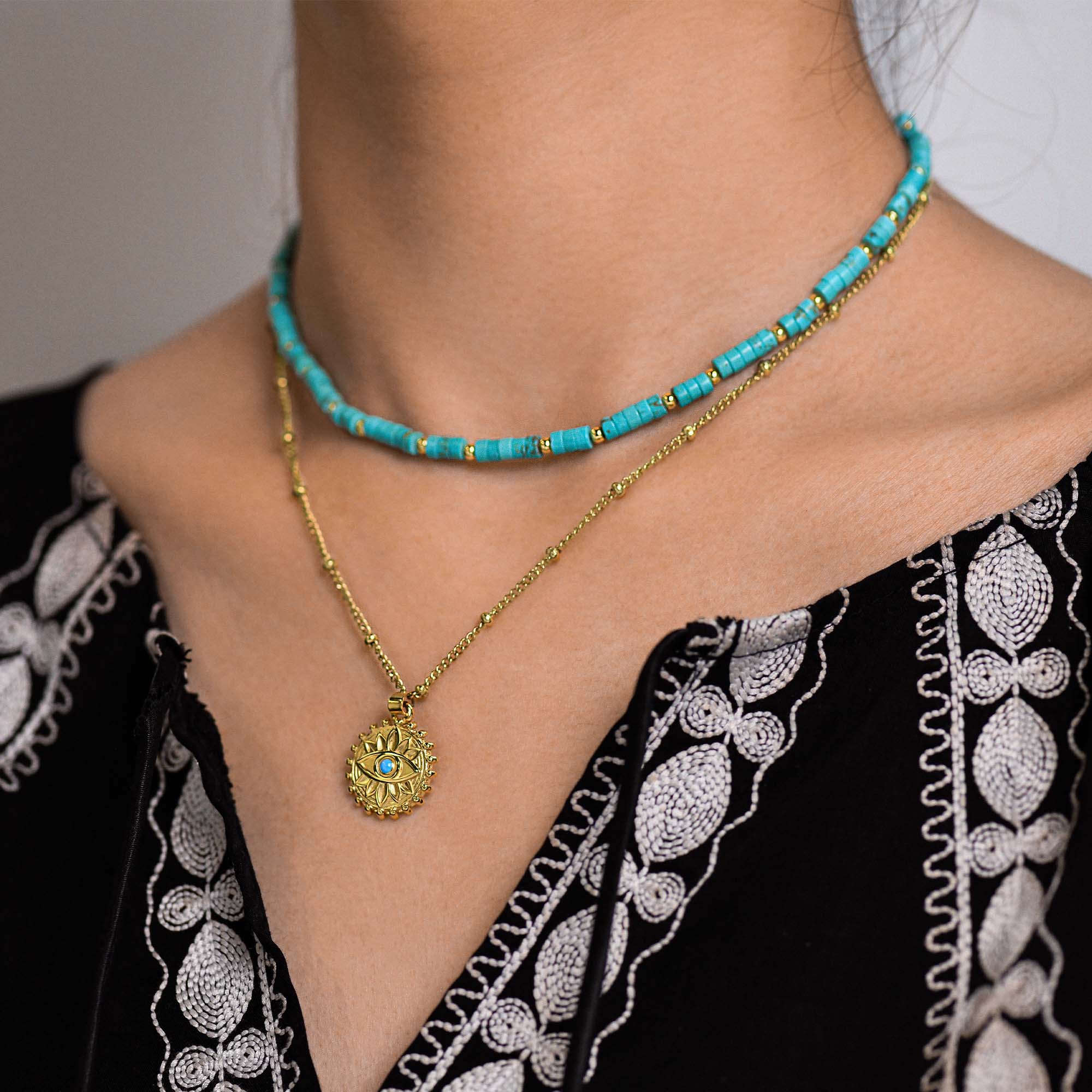 Emblem's Eye Necklace - Serene Western