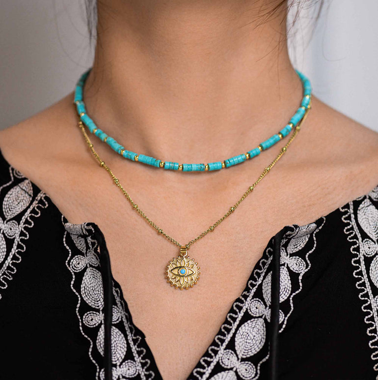 Emblem's Eye Necklace - Serene Western