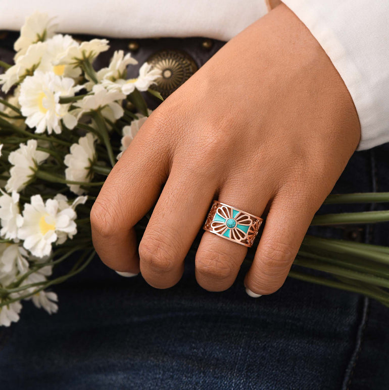 Eternal Spring Cuff Ring - Serene Western