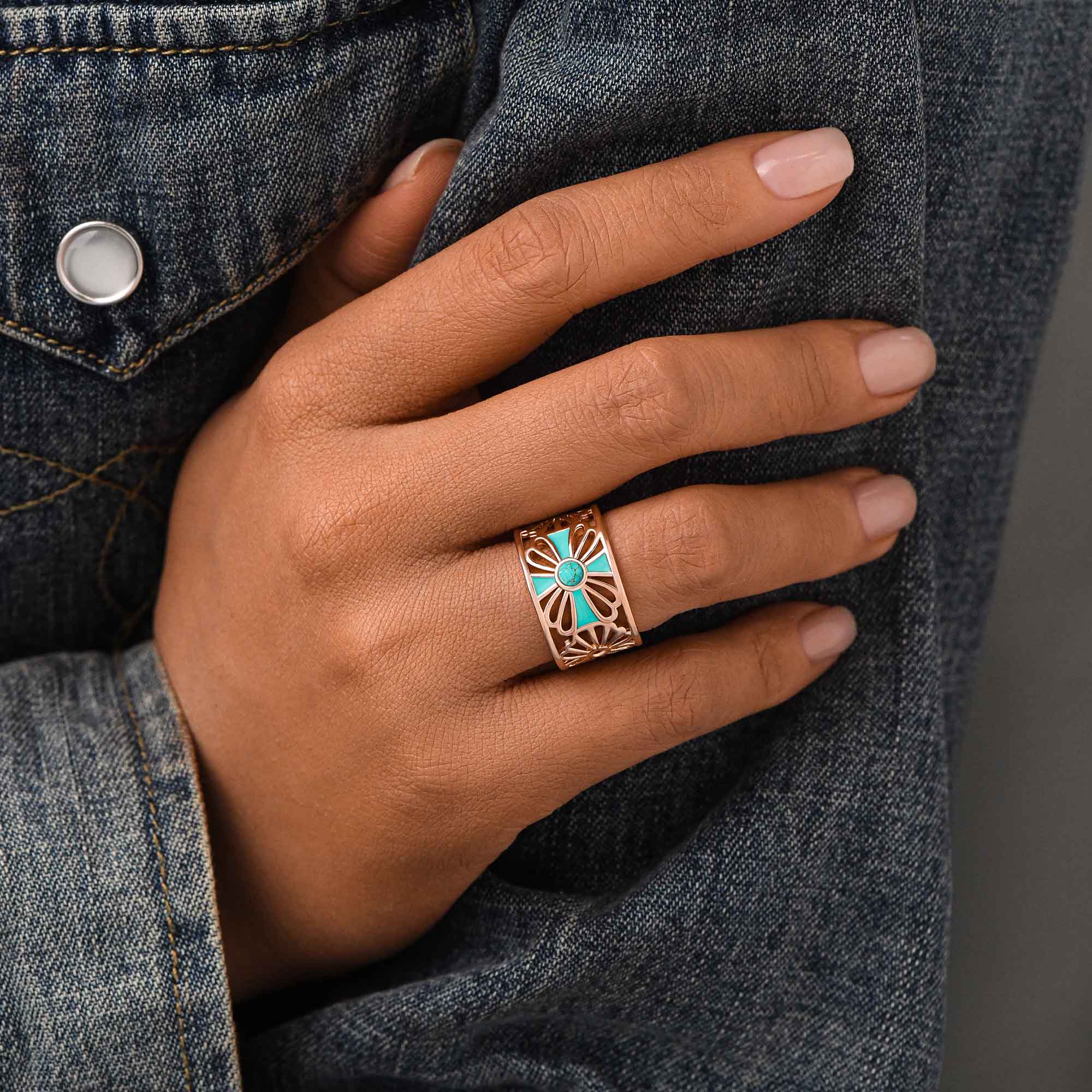 Eternal Spring Cuff Ring - Serene Western