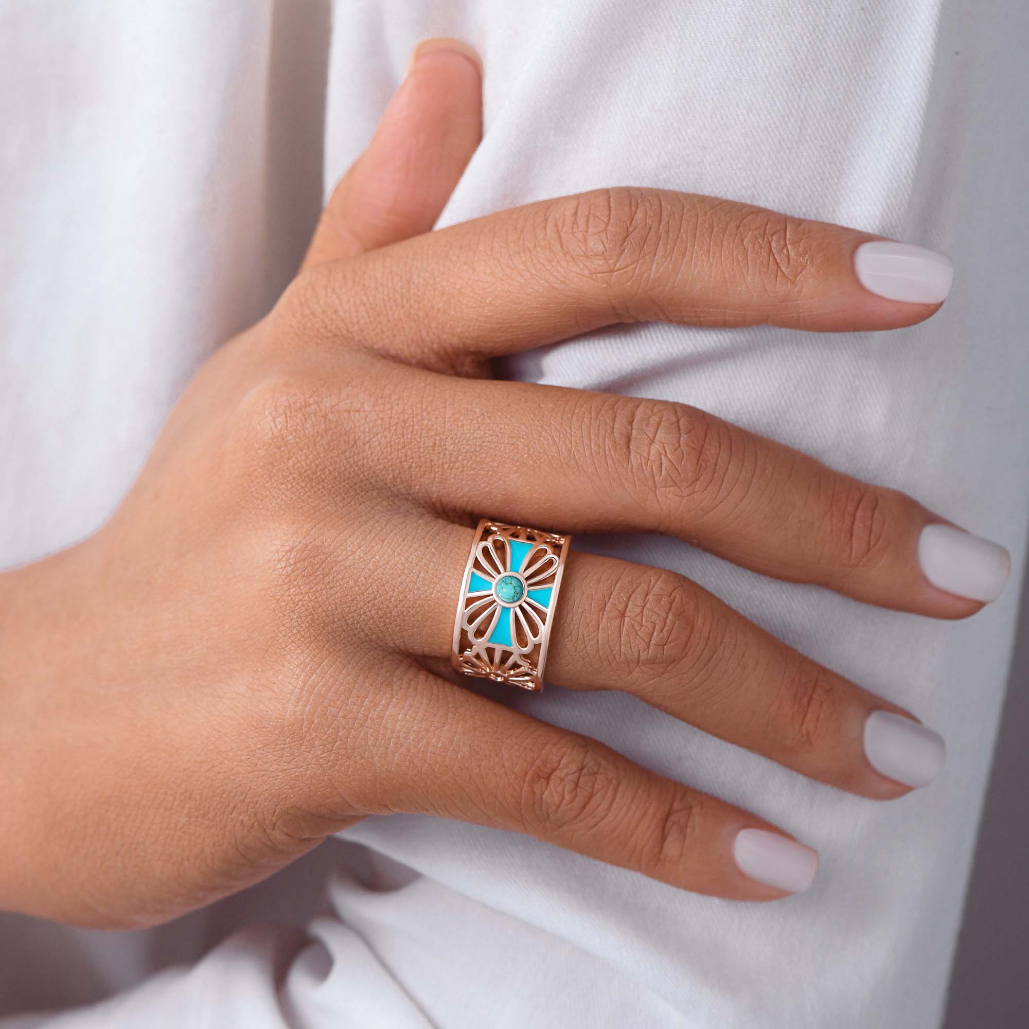 Eternal Spring Cuff Ring - Serene Western