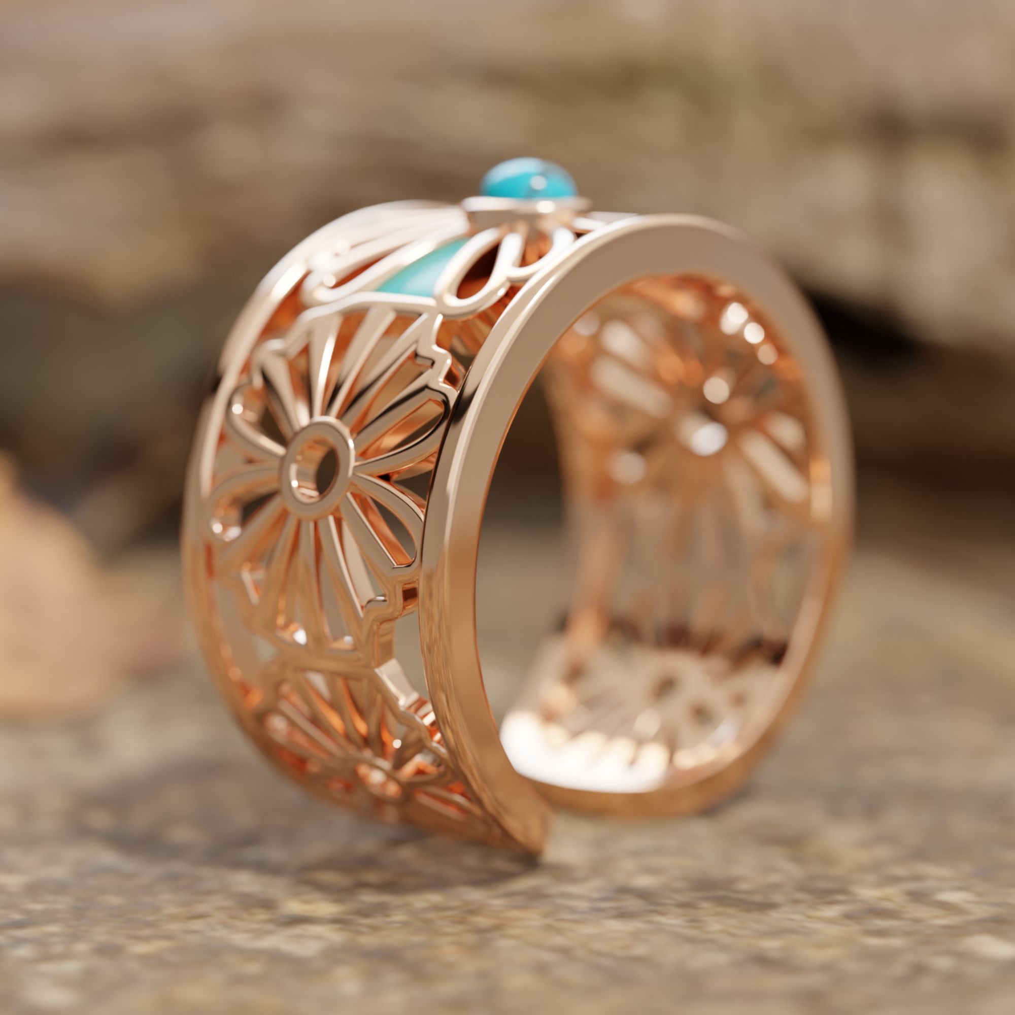 Eternal Spring Cuff Ring - Serene Western