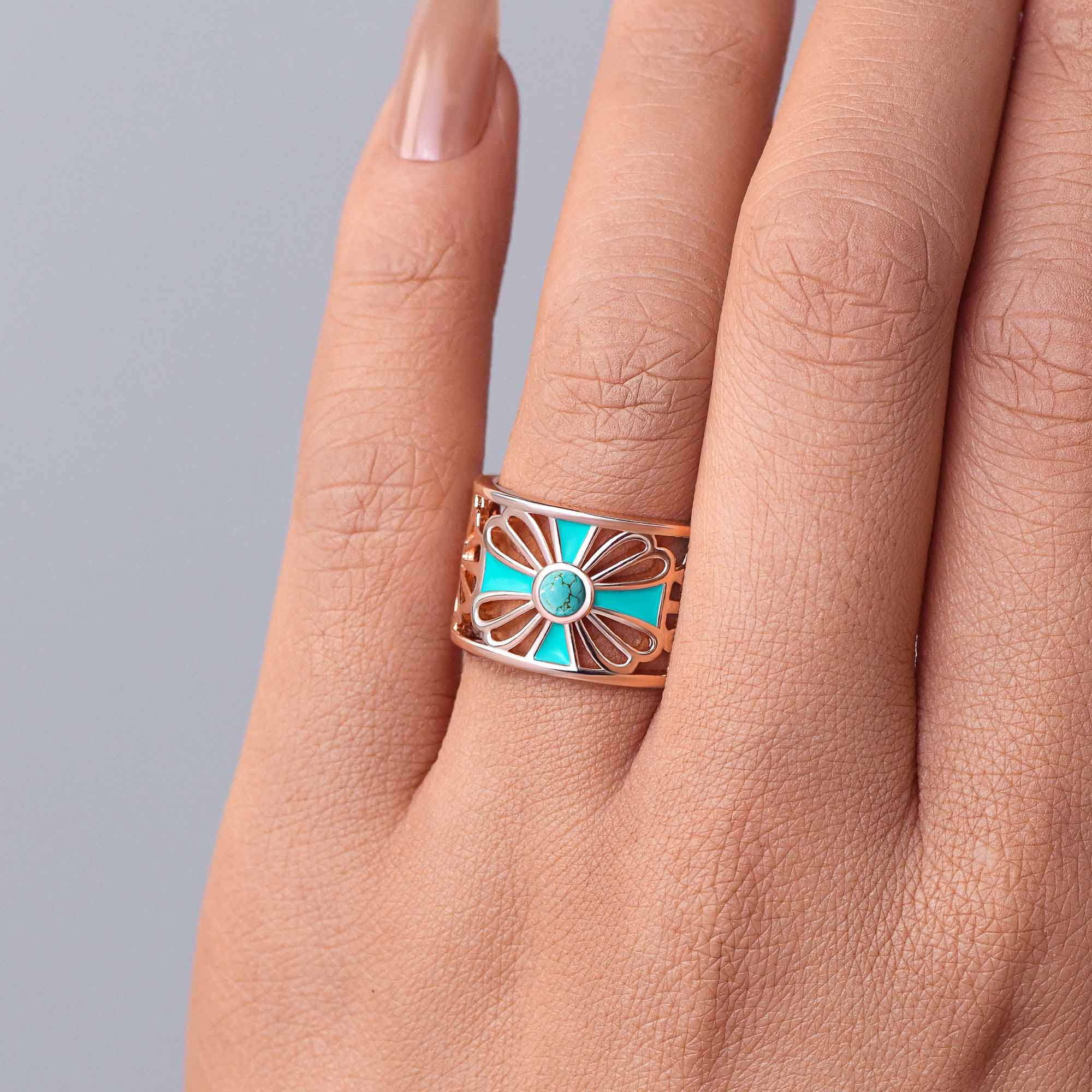 Eternal Spring Cuff Ring - Serene Western