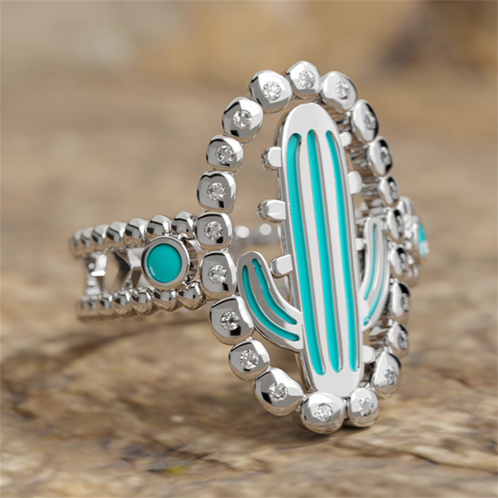 Evergreen Oasis Ring - Serene Western