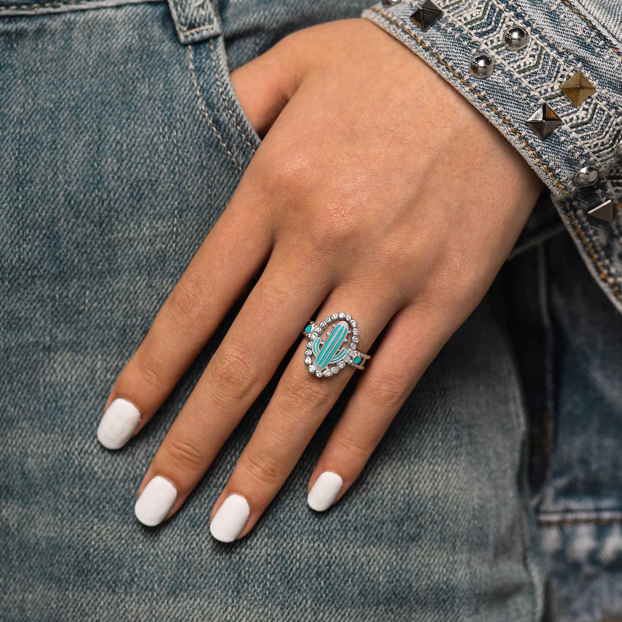 Evergreen Oasis Ring - Serene Western