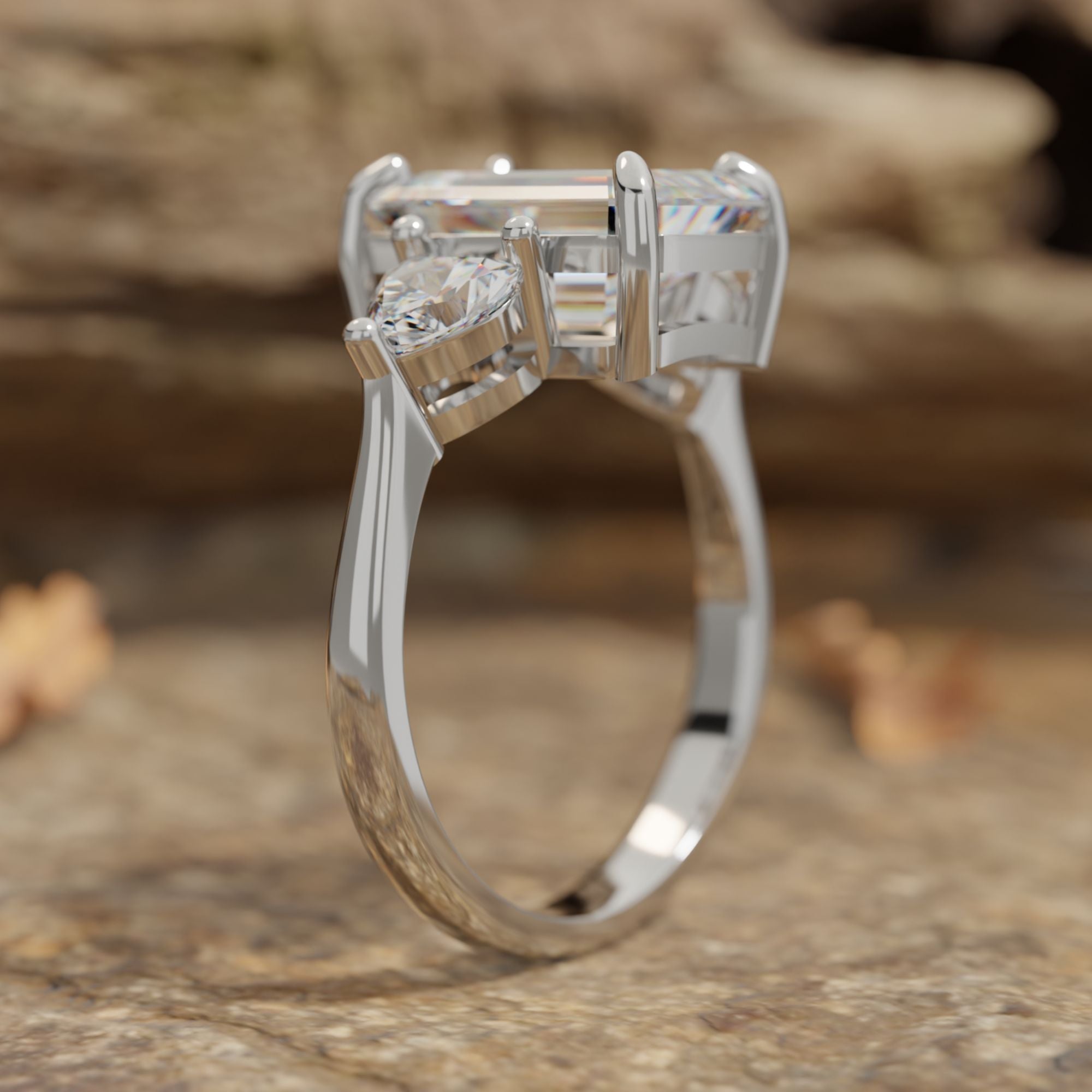 Frosted Flame Ring - Serene Western