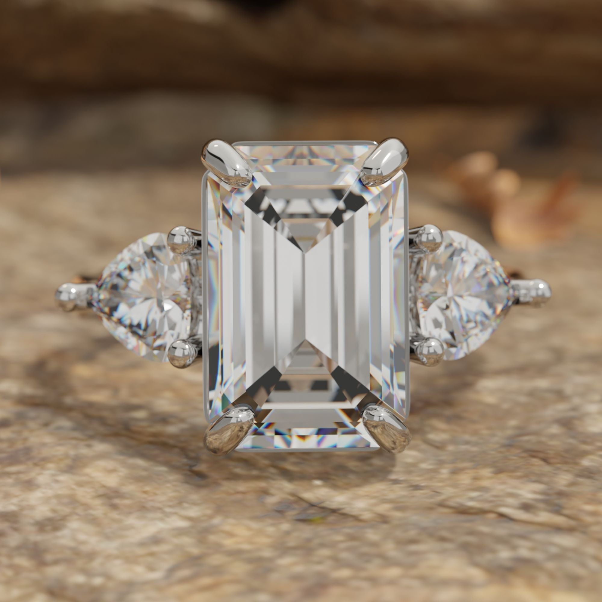 Frosted Flame Ring - Serene Western