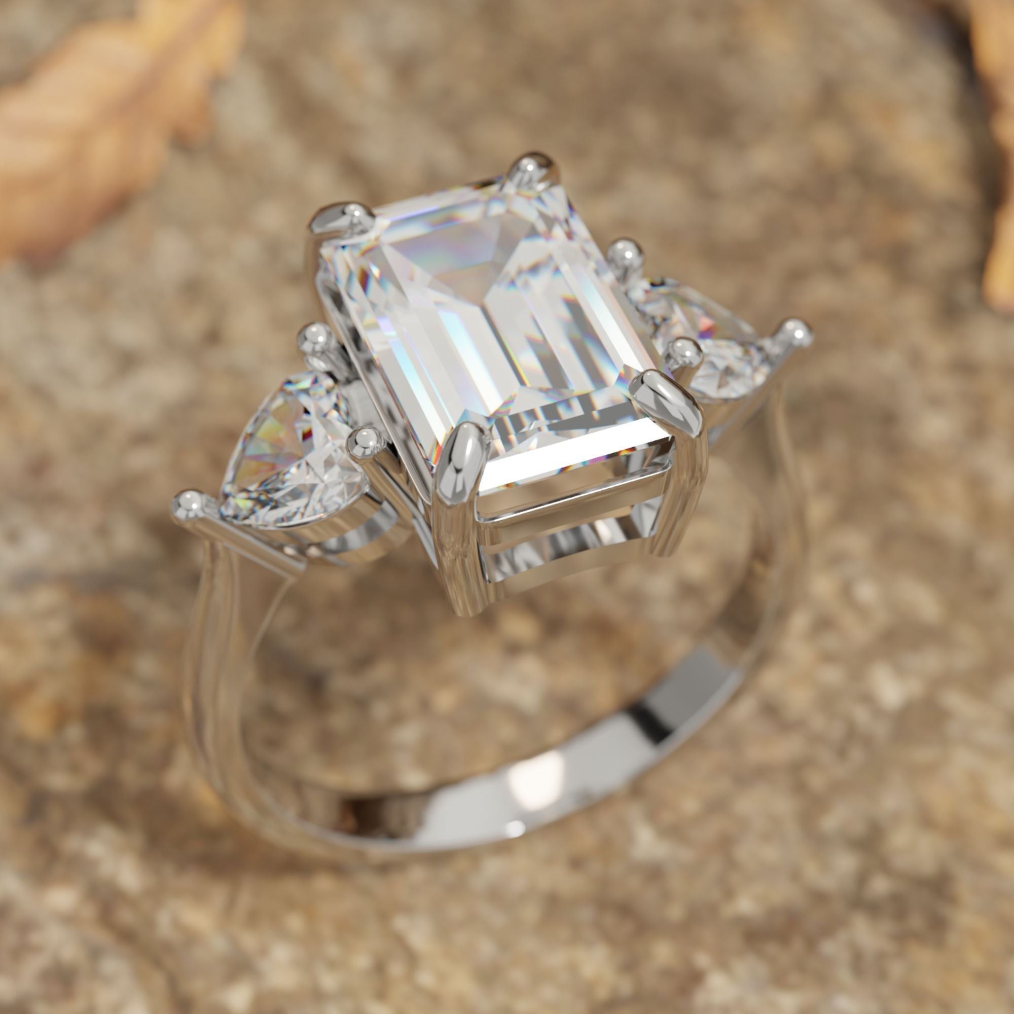 Frosted Flame Ring - Serene Western