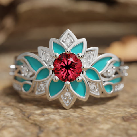 Garden Orchestra Ring - Ruby