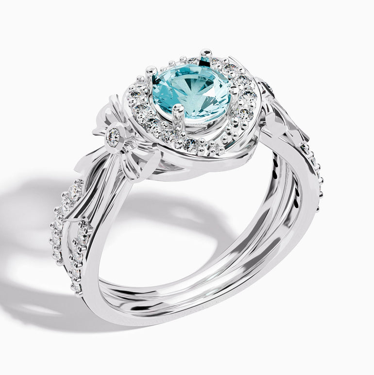 Graceful Bow Entwined Ring - Serene Western