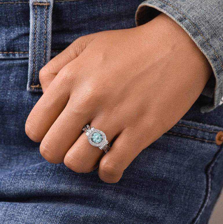 Graceful Bow Entwined Ring - Serene Western