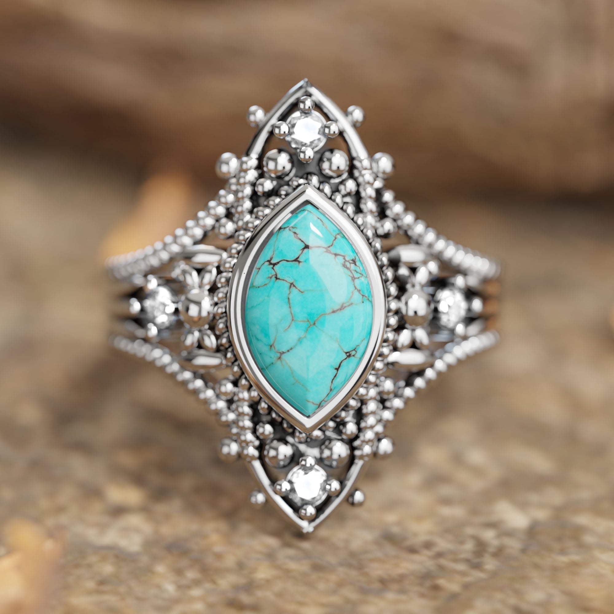 Holy Prayer Ring - Serene Western