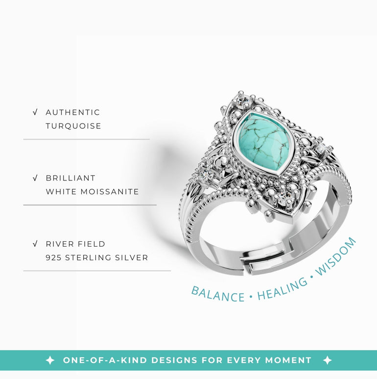Holy Prayer Ring - Serene Western