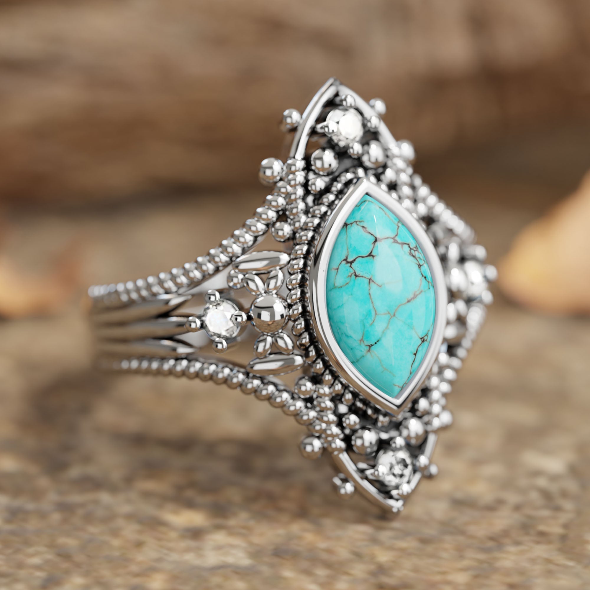 Holy Prayer Ring - Serene Western