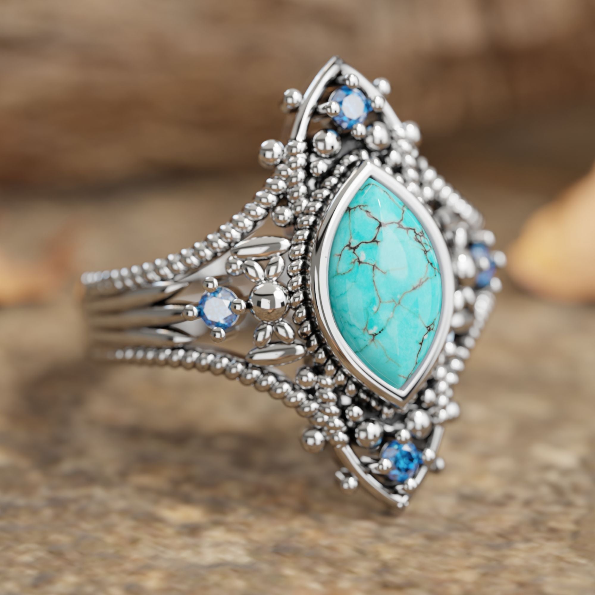 Holy Prayer Ring - Serene Western