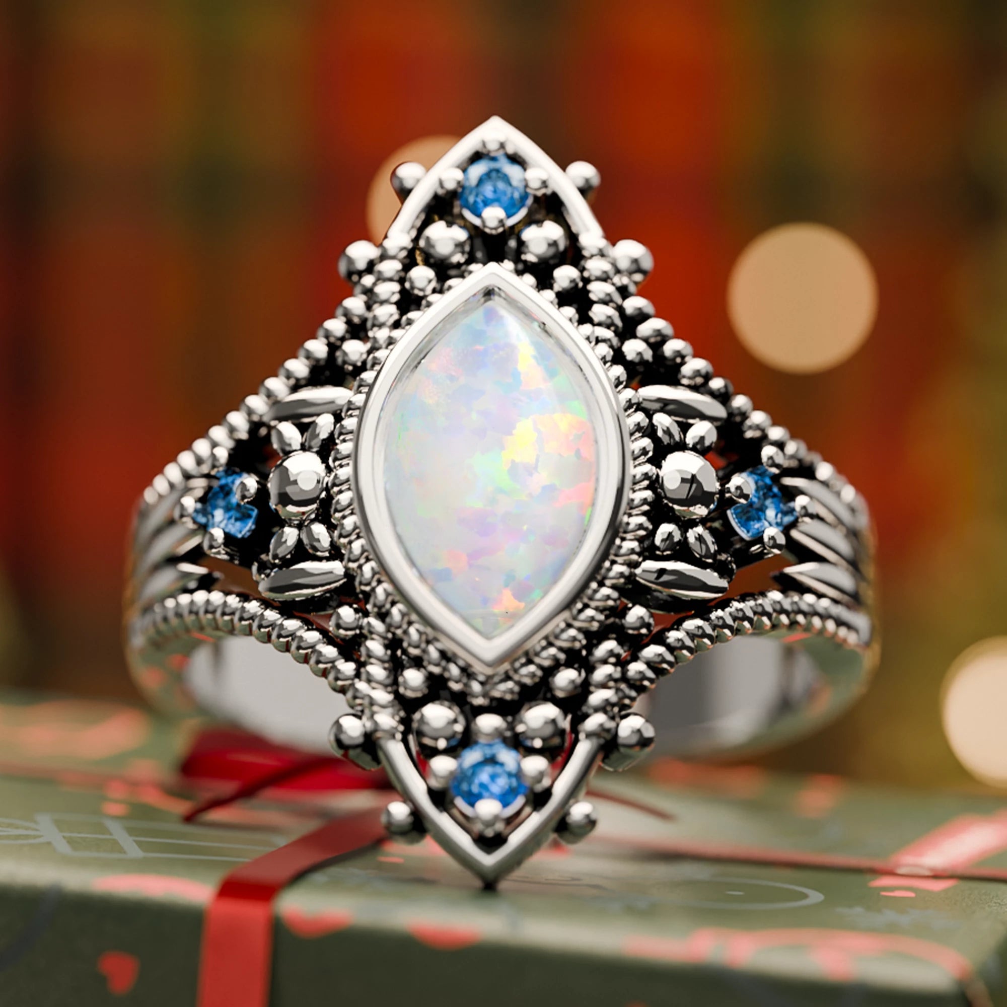 Holy Prayer Ring - Opal - Serene Western