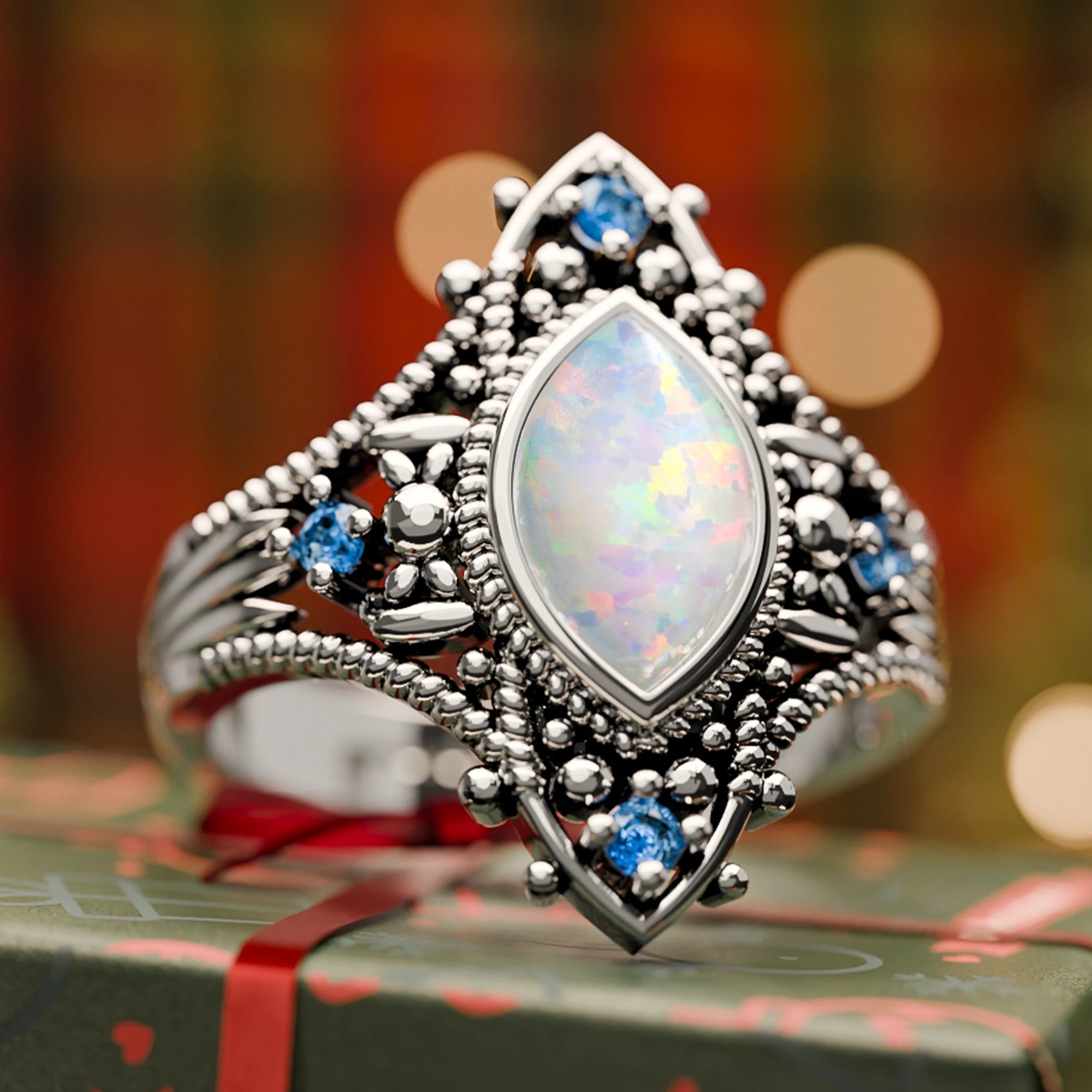 Holy Prayer Ring - Opal - Serene Western