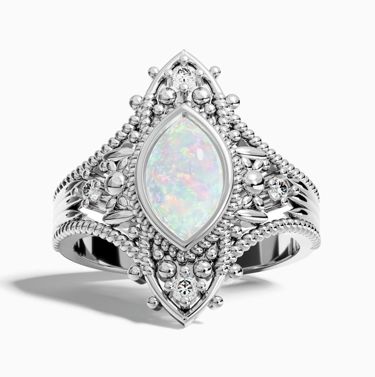 Holy Prayer Ring - Opal - Serene Western