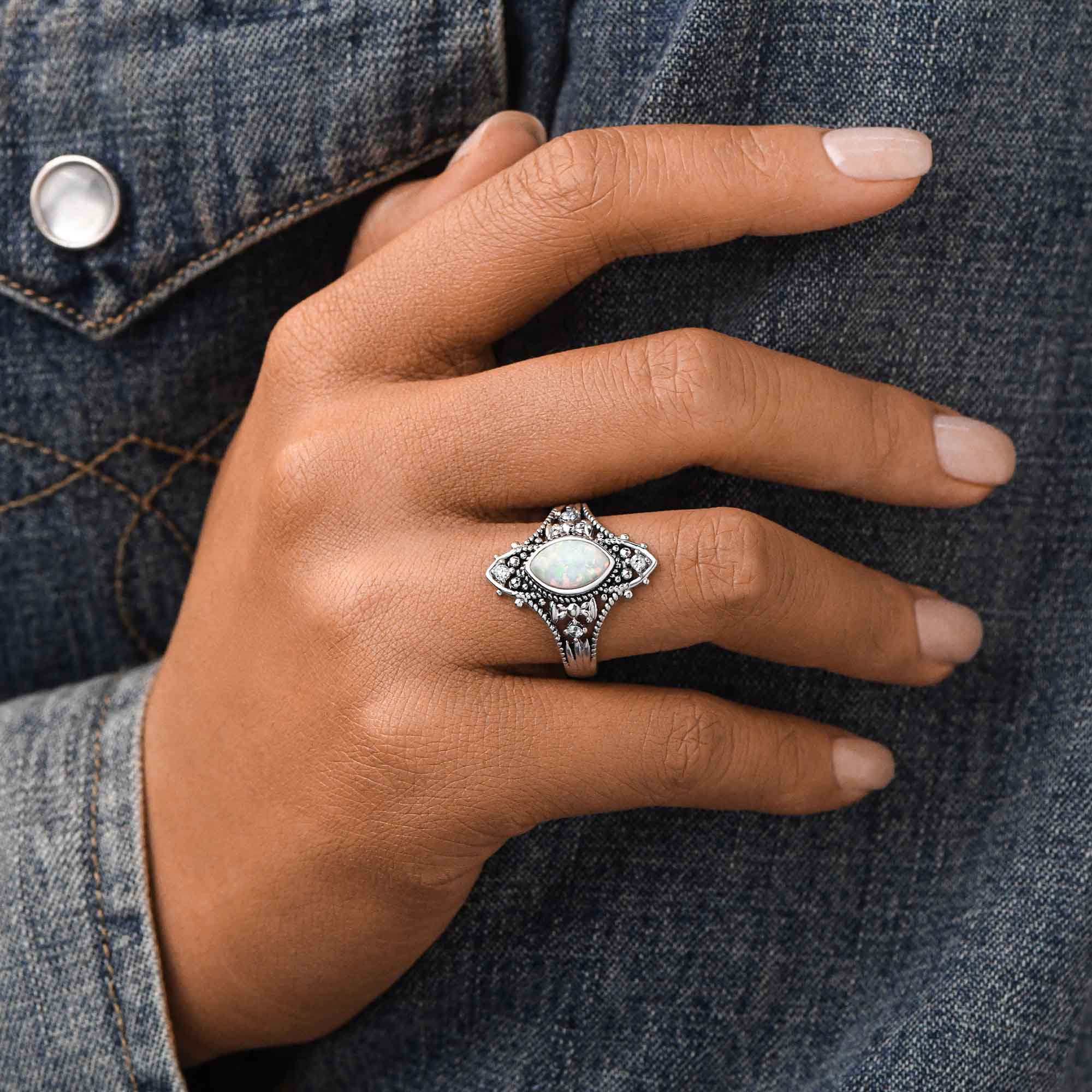 Holy Prayer Ring - Opal - Serene Western