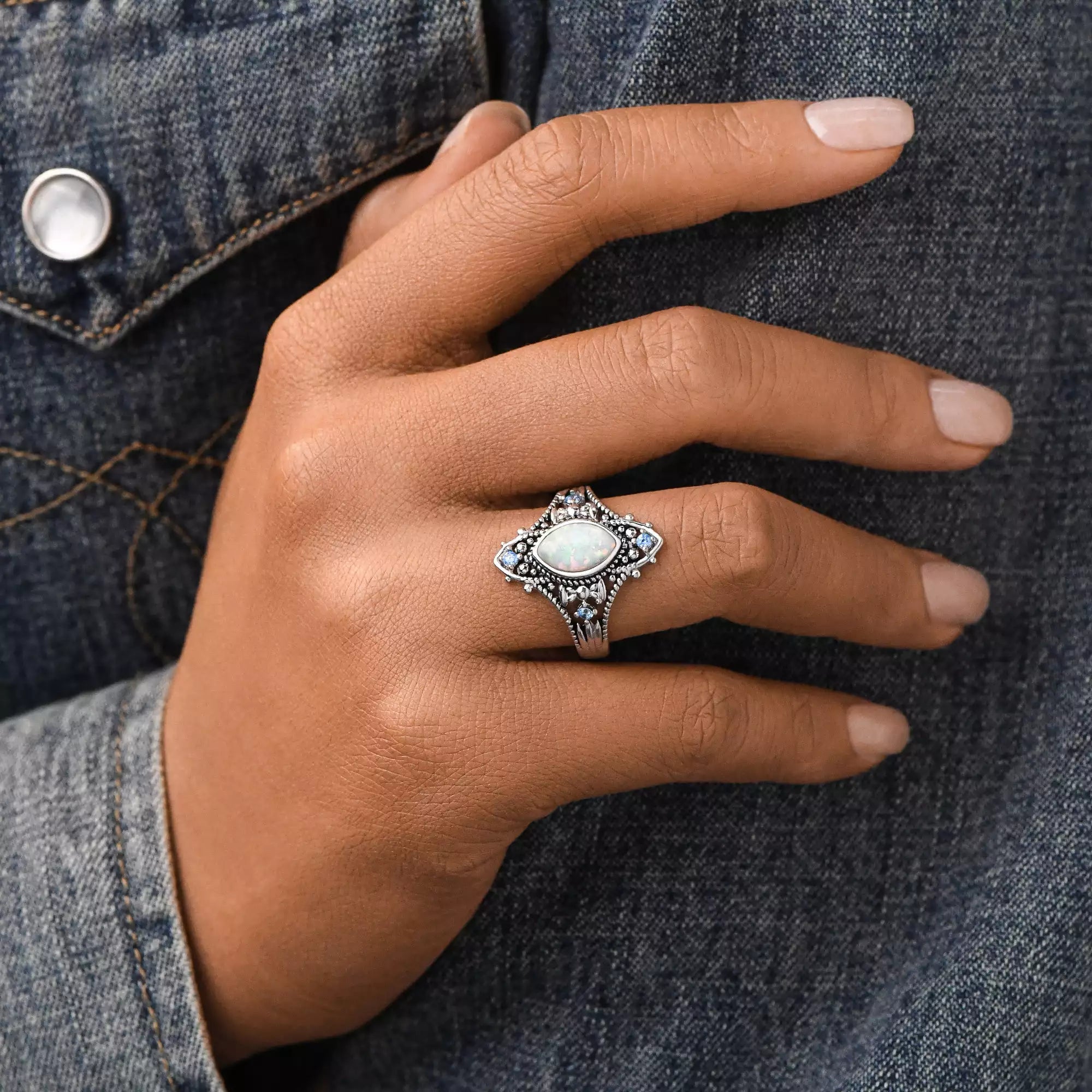 Holy Prayer Ring - Opal - Serene Western