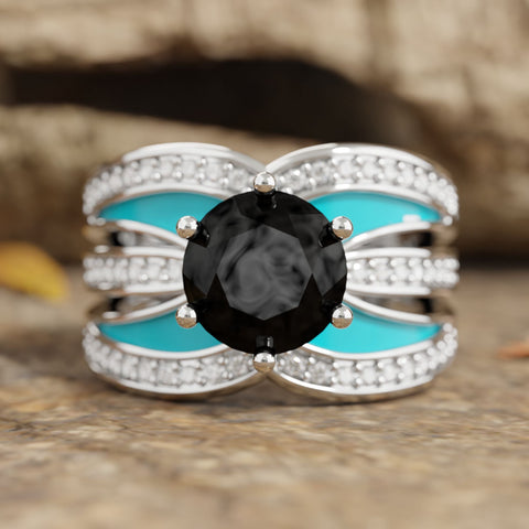 Intersect Radiance Ring - Black Onyx