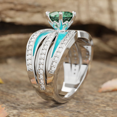 Intersect Radiance Ring - Emerald