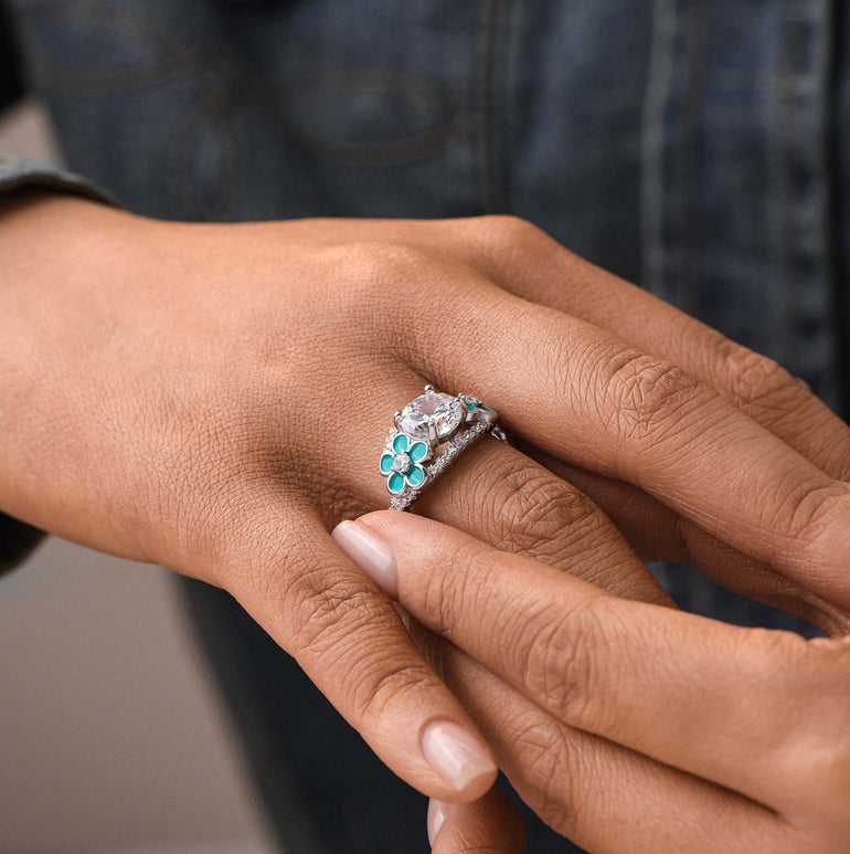 Intertwined Blooming Bud Ring - Serene Western