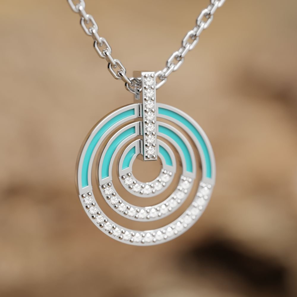 Jane's Bullseye Necklace - Serene Western