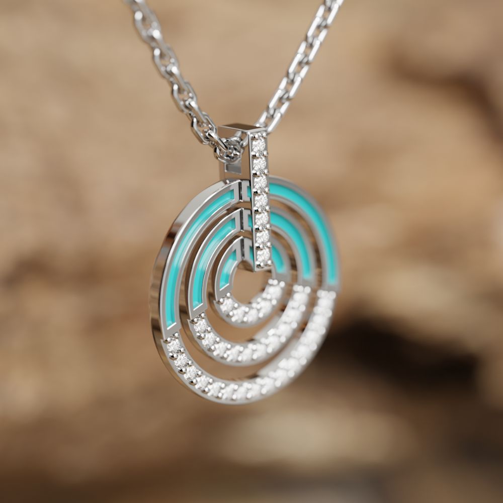 Jane's Bullseye Necklace - Serene Western