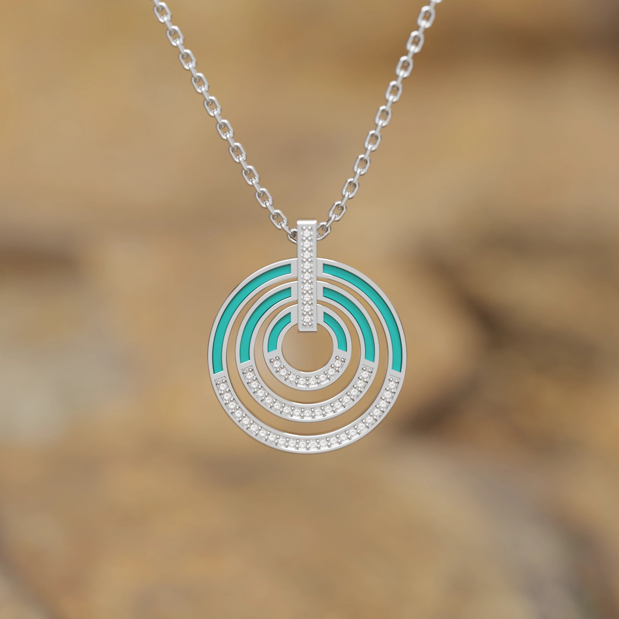 Jane's Bullseye Necklace - Serene Western